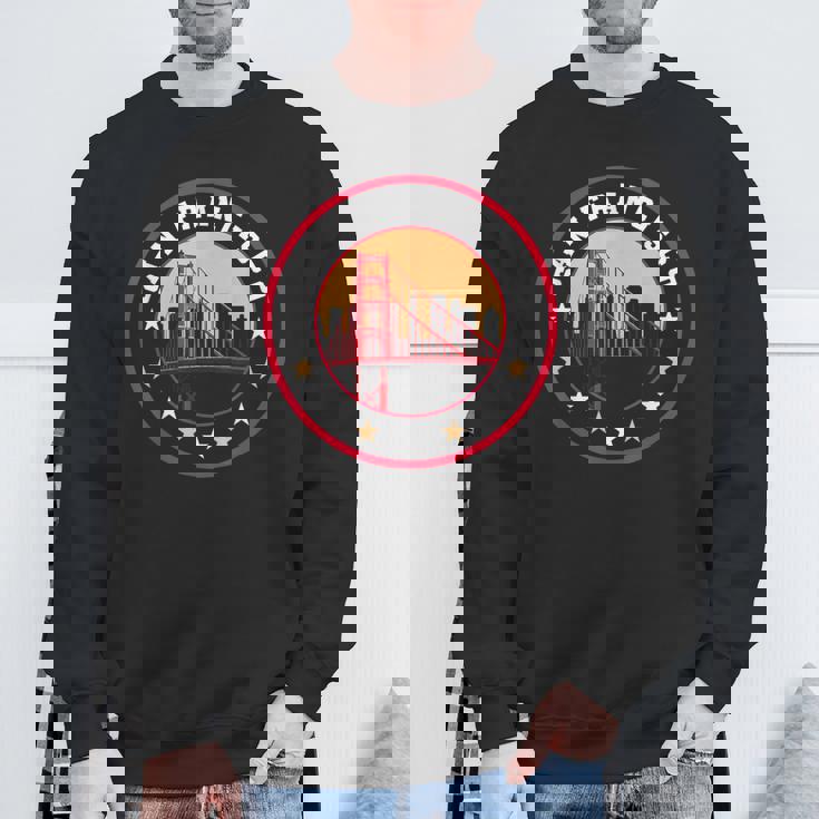 カリフォルニア サンフランシスコ シティ ギフト ブリッジ お土産f スウェットシャツ 高齢者への贈り物