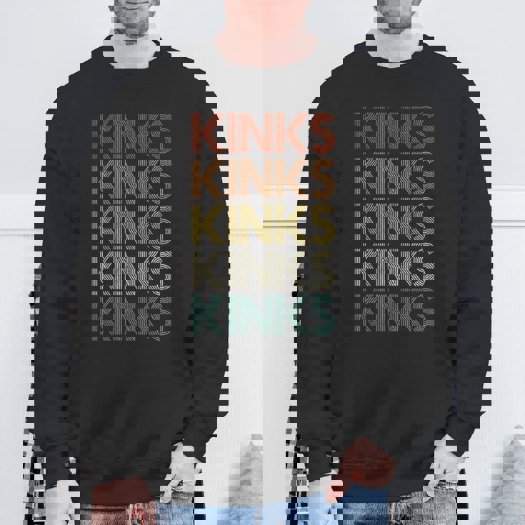 キンクス ヴィンテージ レトロ 長袖tシャツ スウェットシャツ 高齢者への贈り物