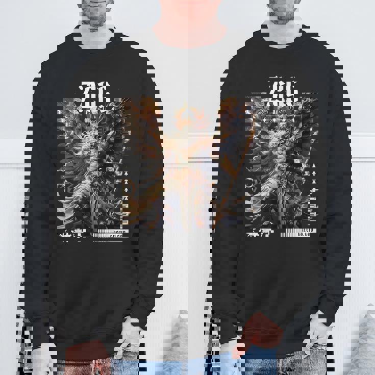 ギリシャ神ゼウス サンダーボルト スウェットシャツ 高齢者への贈り物