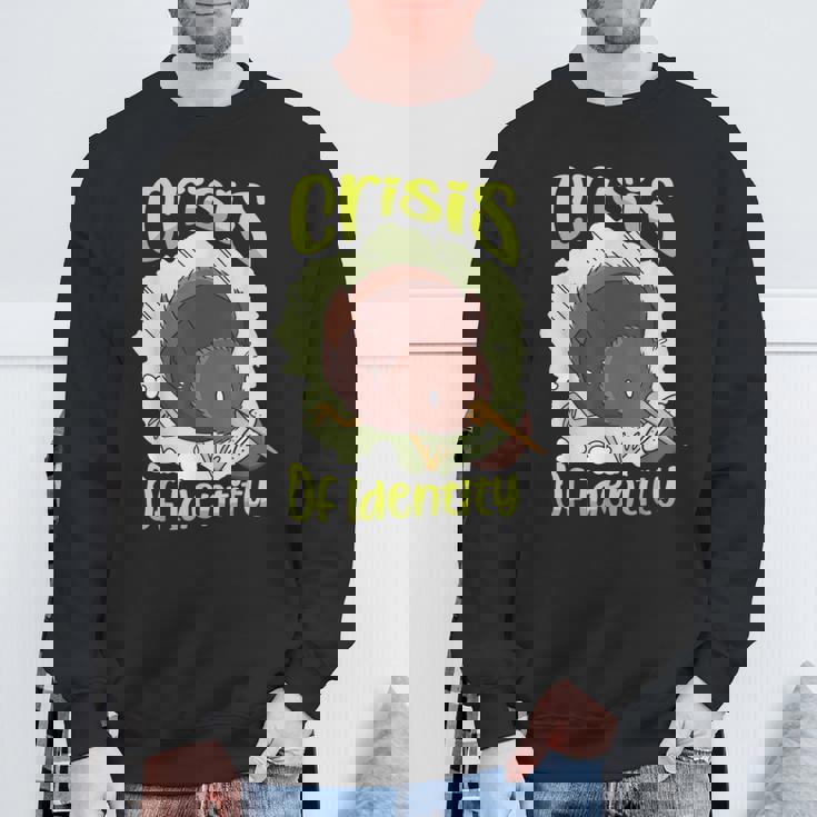 クライシス・オブ・アイデンティティキーウィ・バード・ラヴァー・ニュージーランド スウェットシャツ 高齢者への贈り物