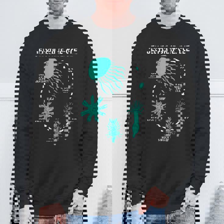 クラゲのライフサイクル スウェットシャツ 高齢者への贈り物