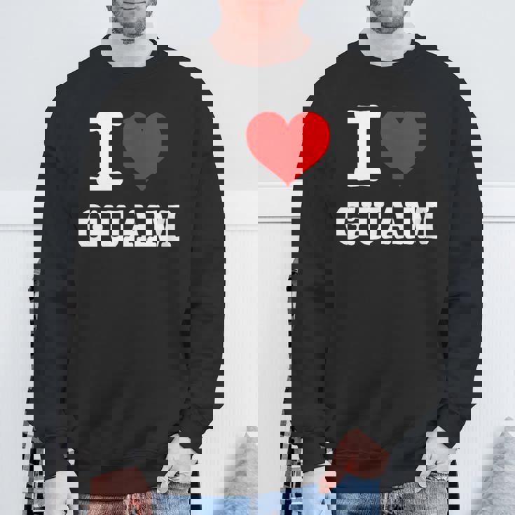 グアム I Love Guam スウェットシャツ 高齢者への贈り物