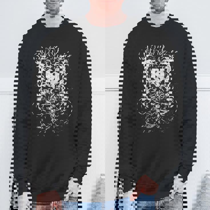 グランジ ゴス Y2k ヴィンテージ グラフィック ゴシック ダーク ロマンス エモ 悲しい 長袖tシャツ スウェットシャツ 高齢者への贈り物