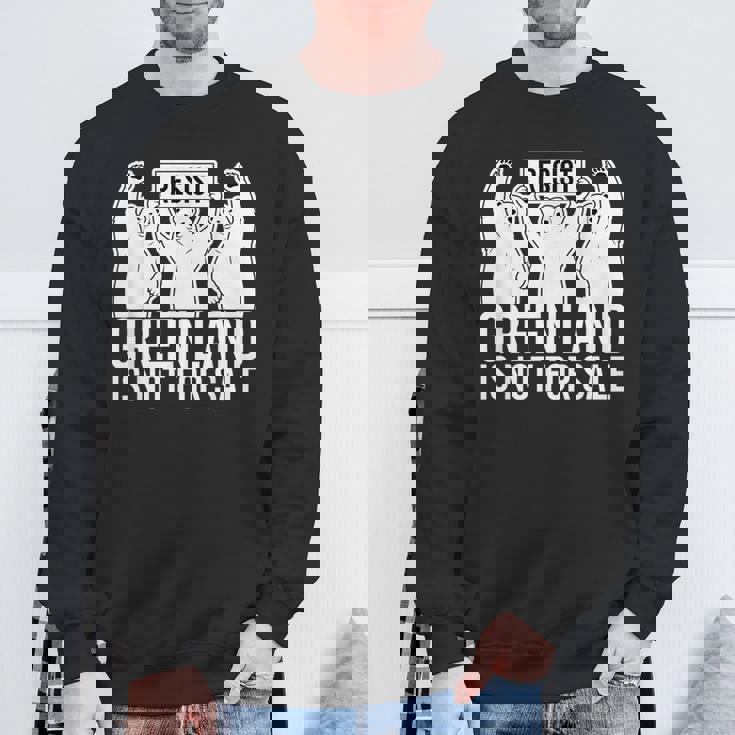 グリーンランドは非売品 シロクマ グリーンランド デンマーク スウェットシャツ 高齢者への贈り物