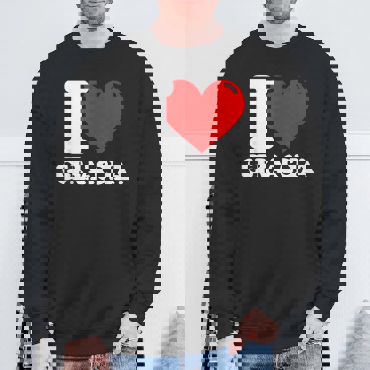 グレイシアが好き スウェットシャツ 高齢者への贈り物