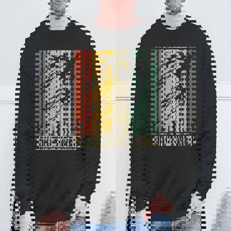 ケムトレイルは目を覚ますために見上げる スウェットシャツ 高齢者への贈り物