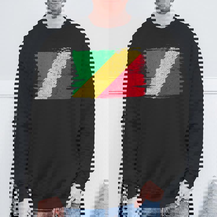 コンゴ民主共和国 旗 Democratic Republic Congo Flag Pride Proud スウェットシャツ 高齢者への贈り物