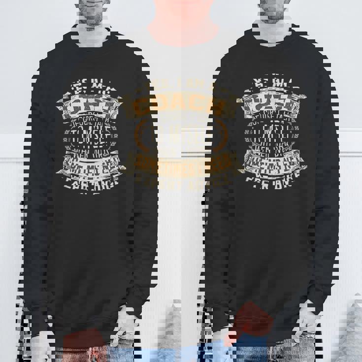 コーチ I トレーナー I 面白いフレーズ I コーチ スウェットシャツ 高齢者への贈り物