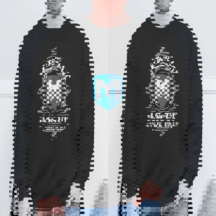 サイバーセキュリティ Metasploit プロのようなものをハック スウェットシャツ 高齢者への贈り物