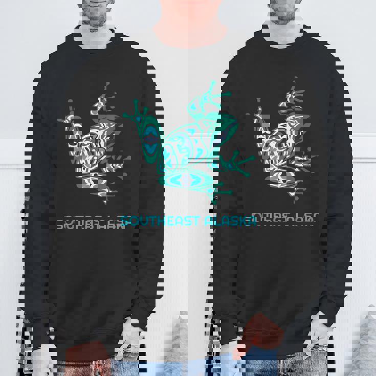 サウスイーストアラスカ フロッグ パシフィック Nw ネイティブ スウェットシャツ 高齢者への贈り物