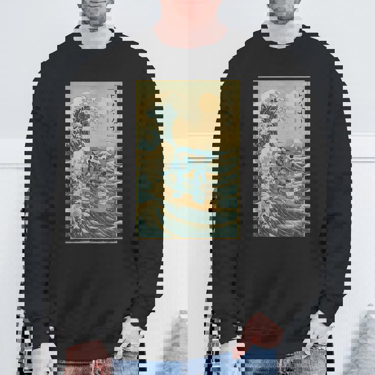 シックスセブン 6-7 神奈川沖大波 67 ブレインロットミーム スウェットシャツ 高齢者への贈り物