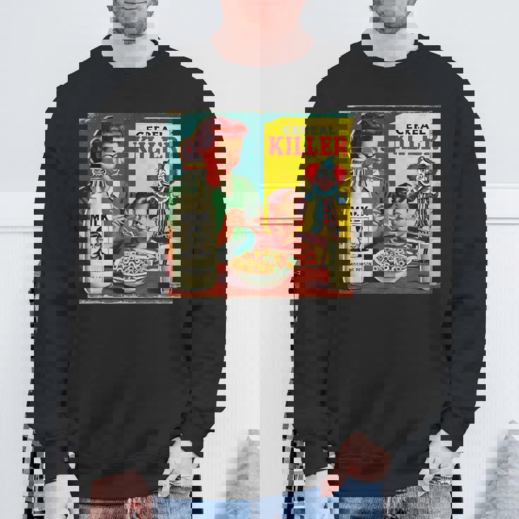 シリアルシリアルキラー音声しゃれミッドセンチュリー広告ユーモア スウェットシャツ 高齢者への贈り物