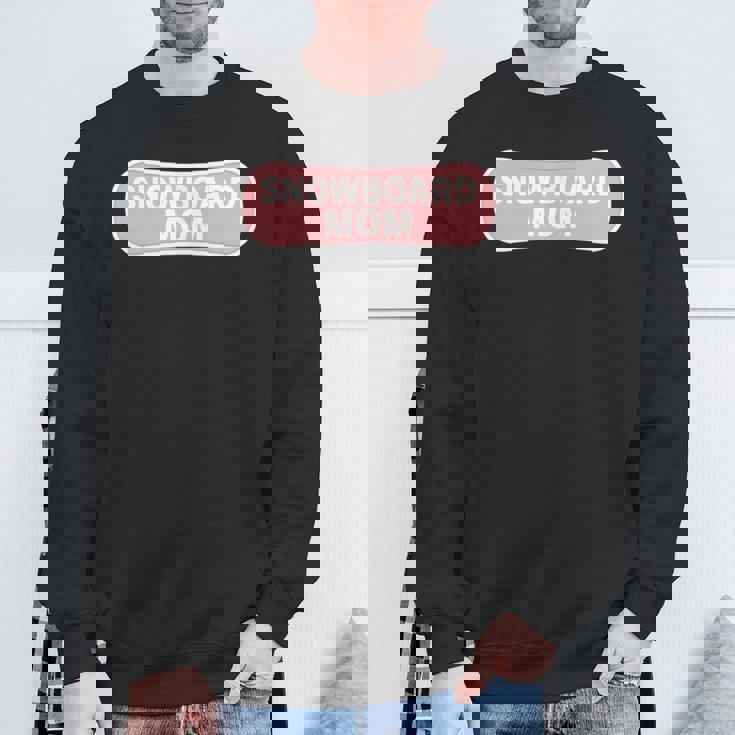 スノーボード ママ スノーボード 母の日 親 ママ ママ 長袖tシャツ スウェットシャツ 高齢者への贈り物