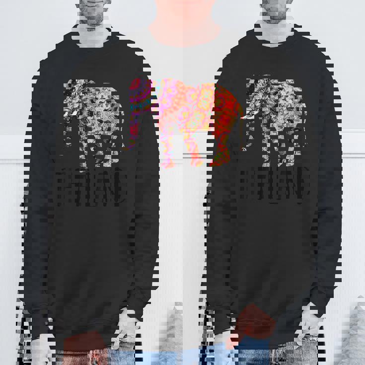 タイ象のお土産シャツ スウェットシャツ 高齢者への贈り物