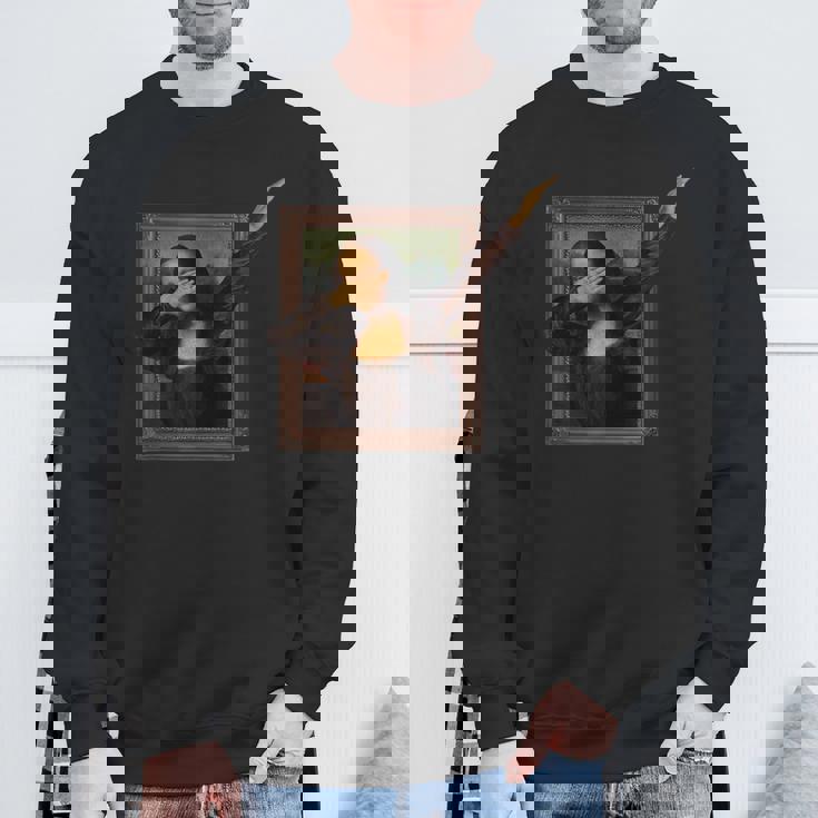 ダビング モナリザ 絵画 ラ・ジョコンダ スウェットシャツ 高齢者への贈り物