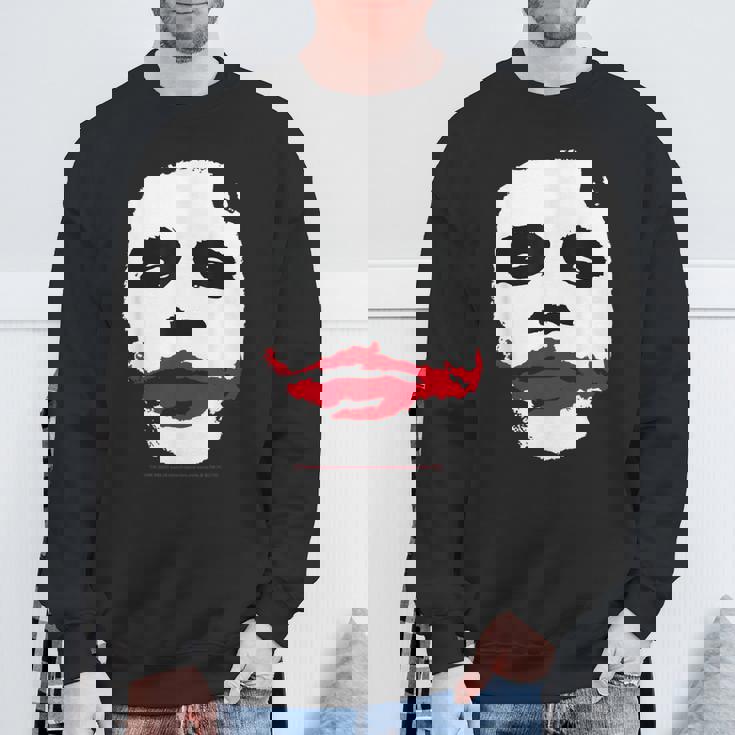 ダークナイトジョーカーの顔 ミニマリスト 象徴的なイメージ スウェットシャツ 高齢者への贈り物