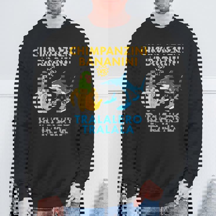 チンパンジーニ バナニーニs トララレロ トラララ 面白い 幼児向け スウェットシャツ 高齢者への贈り物