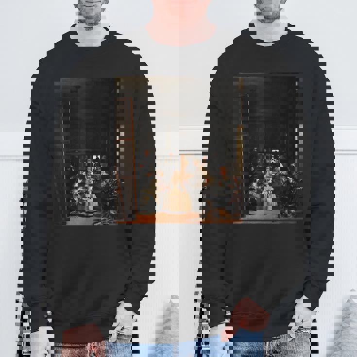 ディエゴ・ベラスケス-ラス・メニーナス スウェットシャツ 高齢者への贈り物