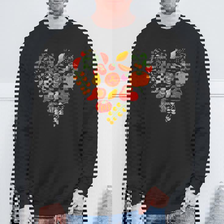 トマトラブ 野菜園芸 トマト スウェットシャツ 高齢者への贈り物