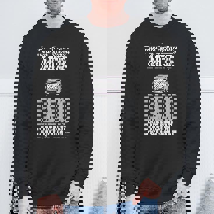 トンガ アマチュア無線機 ハムラジオ スウェットシャツ 高齢者への贈り物