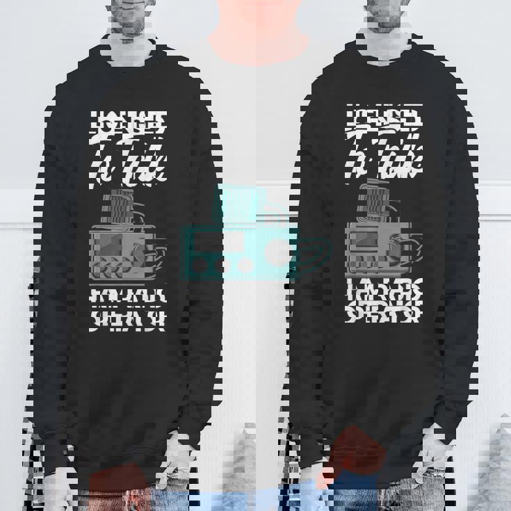 トークハム ラジオオペレーターアマチュア無線 ハム無線機許諾済 スウェットシャツ 高齢者への贈り物