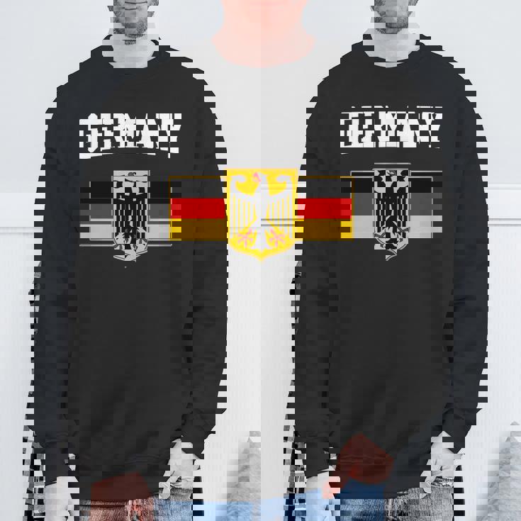 ドイツの国旗 ドイツの国章 長袖tシャツ スウェットシャツ 高齢者への贈り物