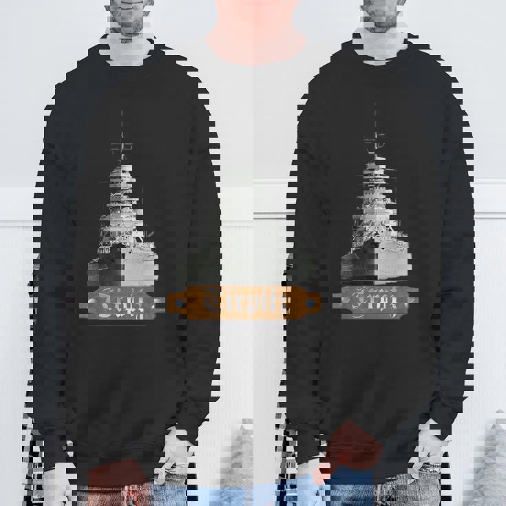 ドイツ戦艦ティルピッツ 第二次世界大戦海軍 スウェットシャツ 高齢者への贈り物