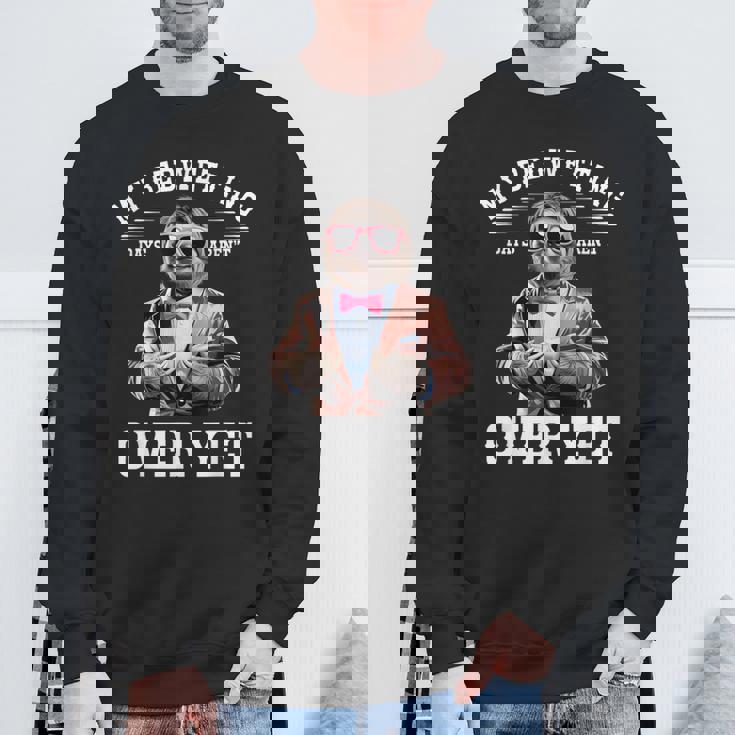 ナマケモノのスーツでおねしょの日々は恥ずかしいけど恥ずかしい。 スウェットシャツ 高齢者への贈り物