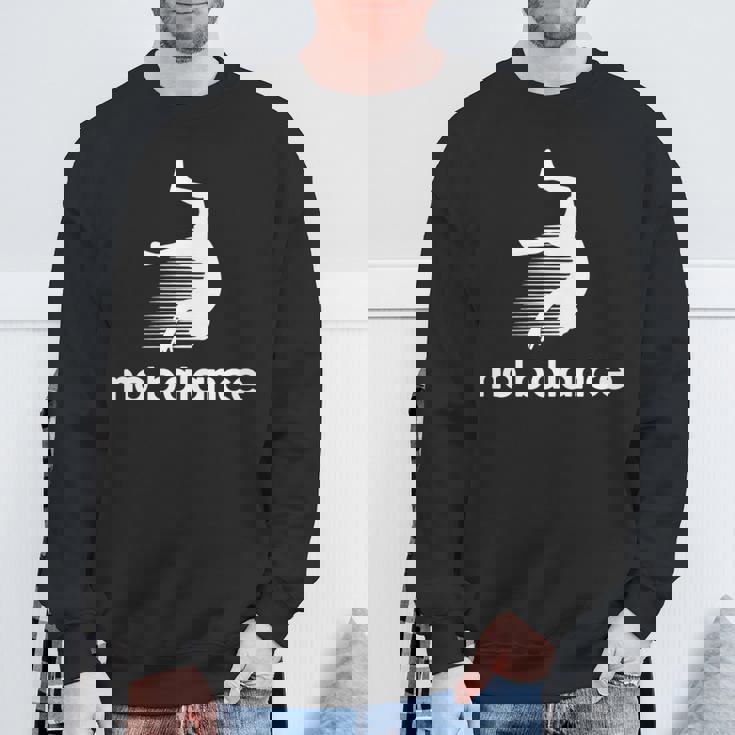 ノーバランス – 面白いフリップ失敗、体操、パルクールスタントフォール。 長袖tシャツ スウェットシャツ 高齢者への贈り物