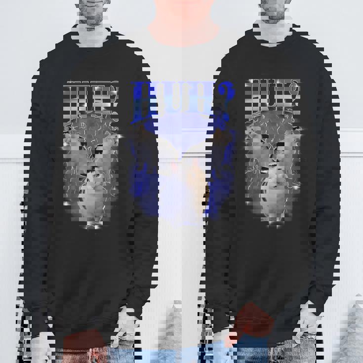 ハグ・バリー・キャット・ミーム面白い奇妙な海賊版特有のダンク・ミーム スウェットシャツ 高齢者への贈り物