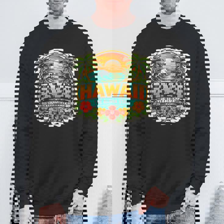 ハワイ アロハ州立大学 お土産 訪問者 記念品 ハワイアン 長袖tシャツ スウェットシャツ 高齢者への贈り物