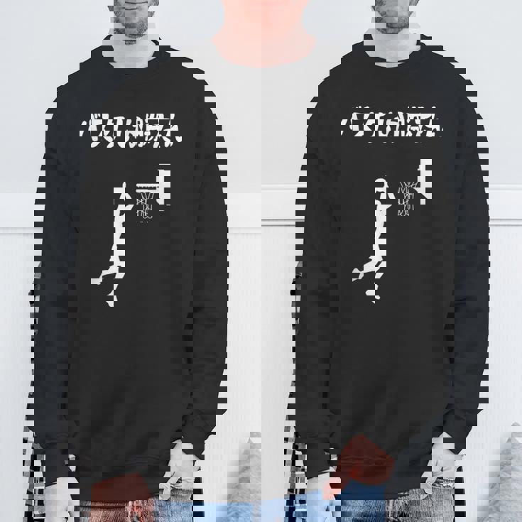 バスケしか勝たん バスケ 高校バスケ バスケ部 バスケットボール部 バスケ好き かっこいい バスケットマン スウェットシャツ 高齢者への贈り物