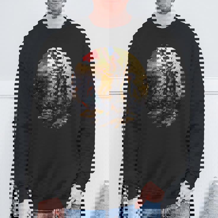 バスティーユを襲うフランス革命 パリ フランス スウェットシャツ 高齢者への贈り物