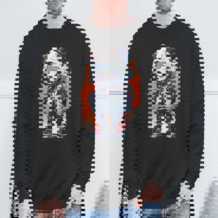 パンダ ストリート 都会 ヒーロー スウェットシャツ 高齢者への贈り物