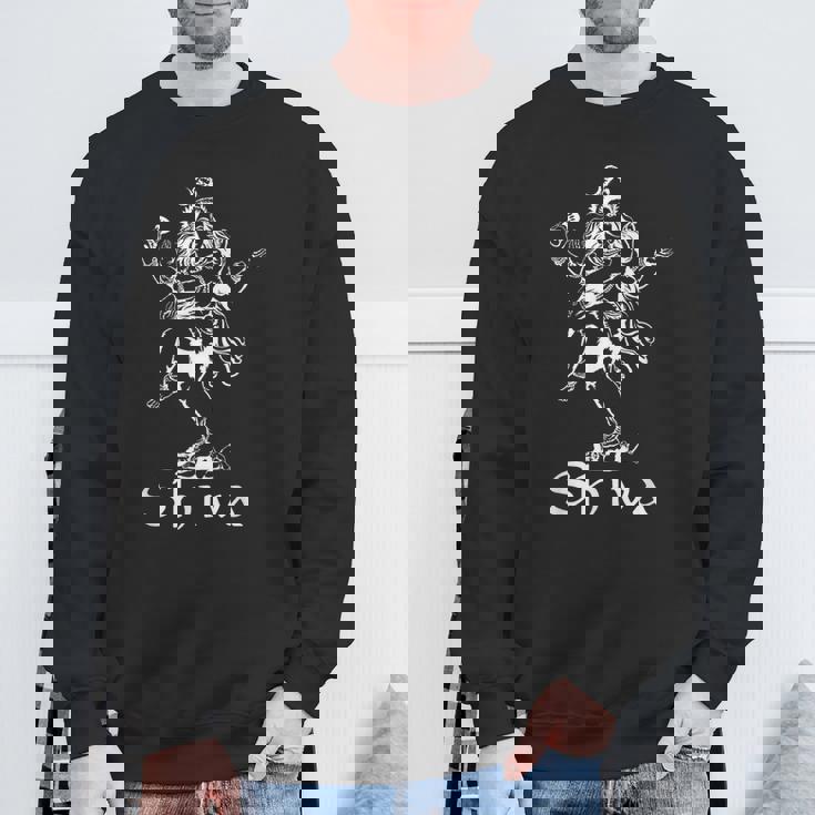 ヒンズー教製品 ヒンズー教のギア ディワーリ祭 神 シヴァ神 スウェットシャツ 高齢者への贈り物