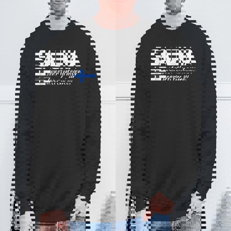 フィンランドのフィンランド サウナ ヘブン ホッター よりヘヴン ホッター スウェットシャツ 高齢者への贈り物