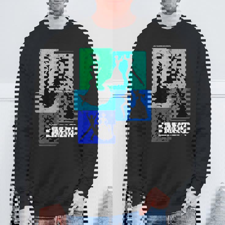 フラメンコダンサー用フラメンコtシャツ レトロメンズフラメンコ スウェットシャツ 高齢者への贈り物