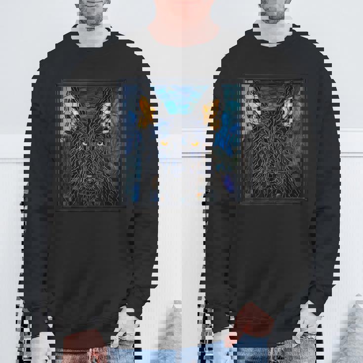 ブラック・シェパード・ドッグ スウェットシャツ 高齢者への贈り物