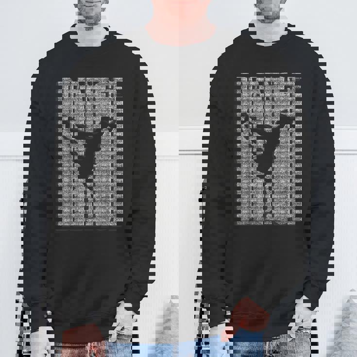 ブレイクダンス シャツ ヒップホップ ダンス イメージ シルエット ブレイクダンス スウェットシャツ 高齢者への贈り物