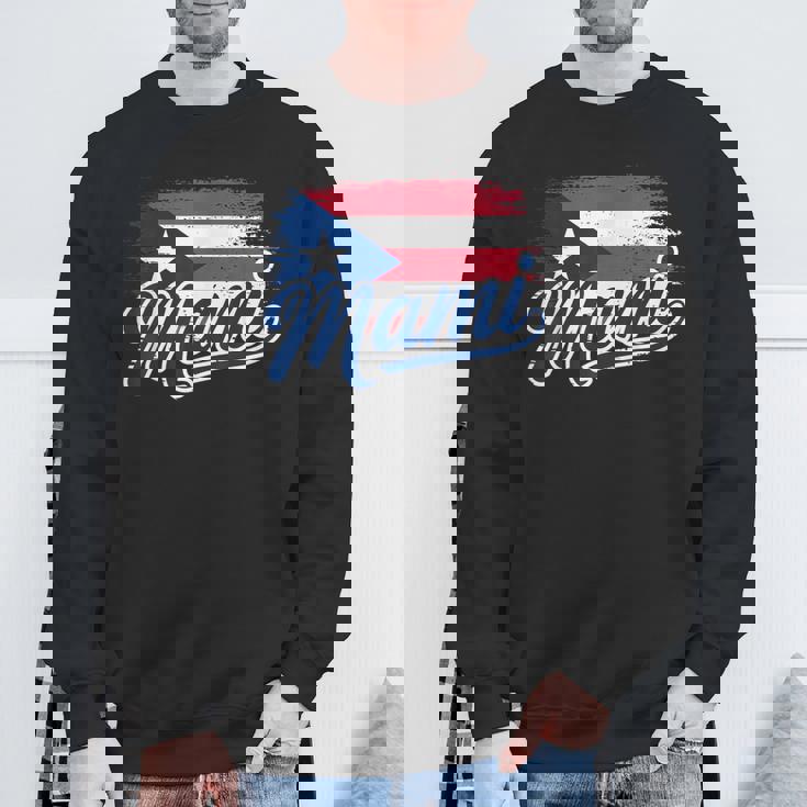 プエルトリコの母旗 プエルトリコ マミ プエルトリコ スウェットシャツ 高齢者への贈り物