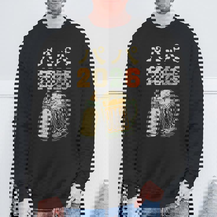 プレパパ2026・パパになりました・妊娠報告 パパ・パパになる予定 スウェットシャツ 高齢者への贈り物