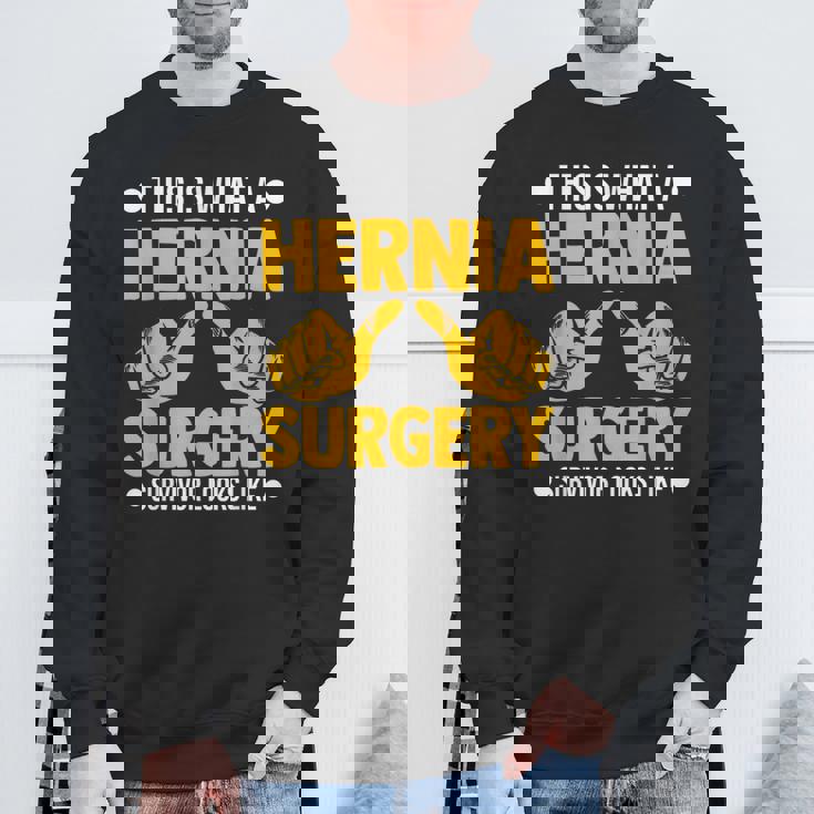 ヘルニア 手術 患者 回復 お見舞い 駄じゃれ スウェットシャツ 高齢者への贈り物