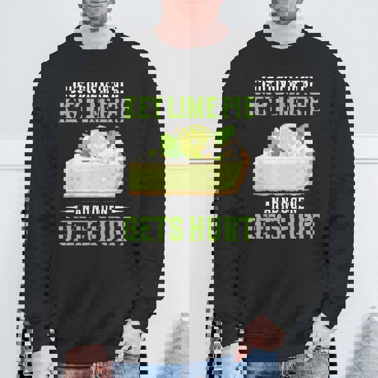 ベーカリーパイ デザート Give Me Baker Food Lover Key ライムパイ スウェットシャツ 高齢者への贈り物