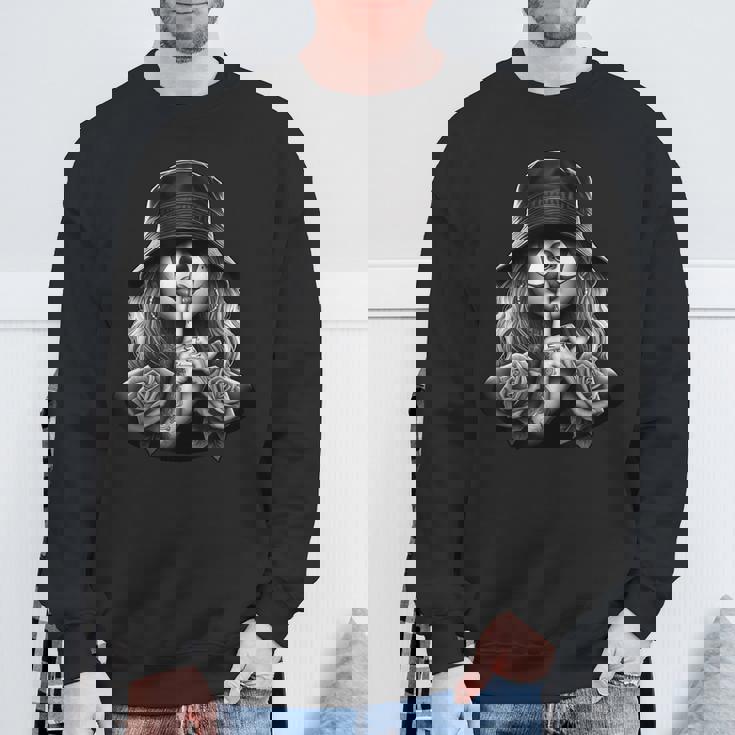 ペイサ・チカーナ アート タトゥー チカーノ チョラ チョロ ピエロ スウェットシャツ 高齢者への贈り物