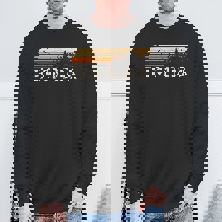 ホンダ、カリフォルニア州ヴィンテージエバーグリーンサンセット80年代レトロ。 長袖tシャツ スウェットシャツ 高齢者への贈り物