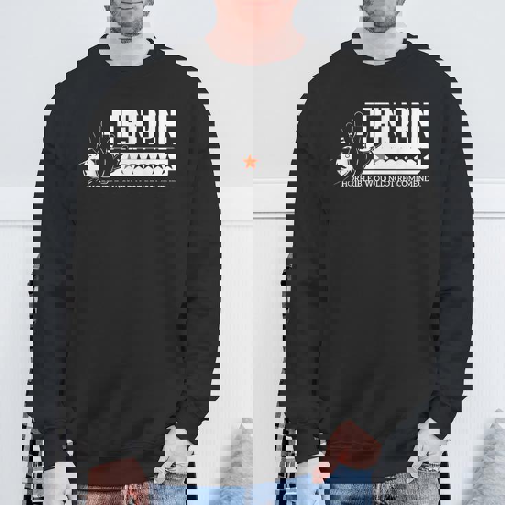 ボウラー メンズ レディース テンピン ワンスター 面白ボウリング スウェットシャツ 高齢者への贈り物