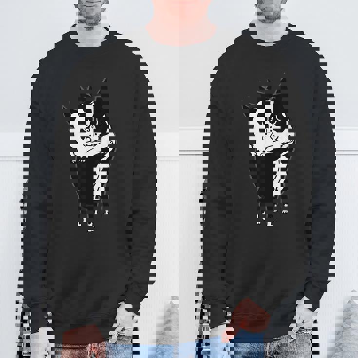 ボストンテリアハグ スウェットシャツ 高齢者への贈り物