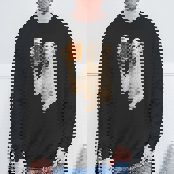 ボルゾイビール スウェットシャツ 高齢者への贈り物