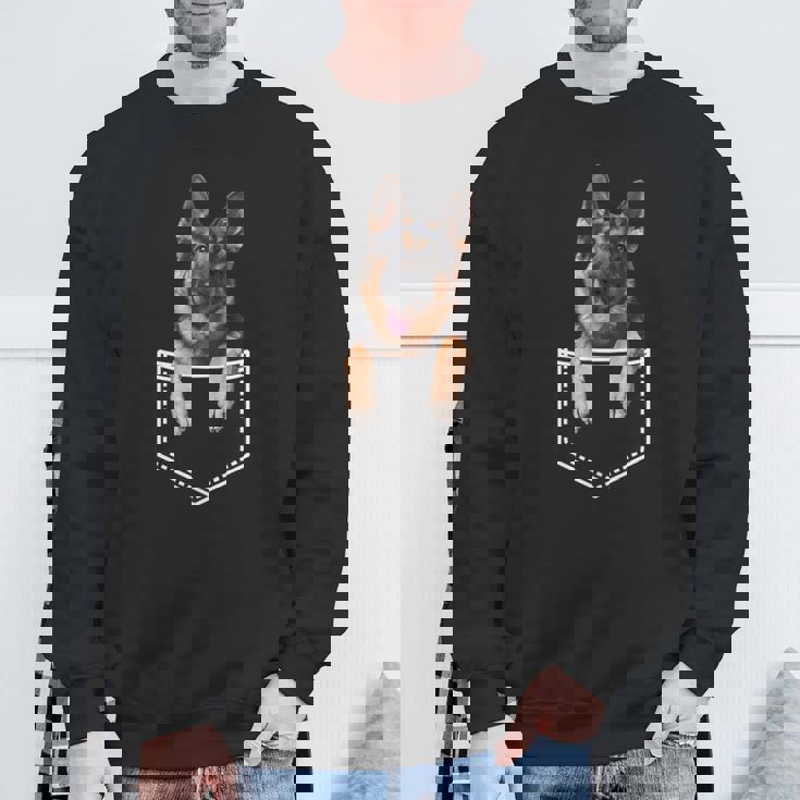 ポケットジャーマンシェパード スウェットシャツ 高齢者への贈り物