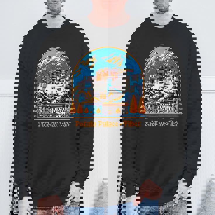 ポタラ宮 チベット ラサ 仏教 スウェットシャツ 高齢者への贈り物